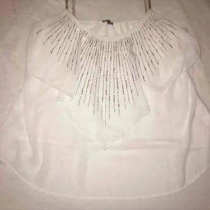 Beautiful dressy 2 tier top